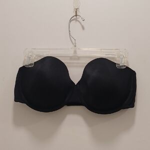 Maidenform Black Strapless Bra with Molded Cups